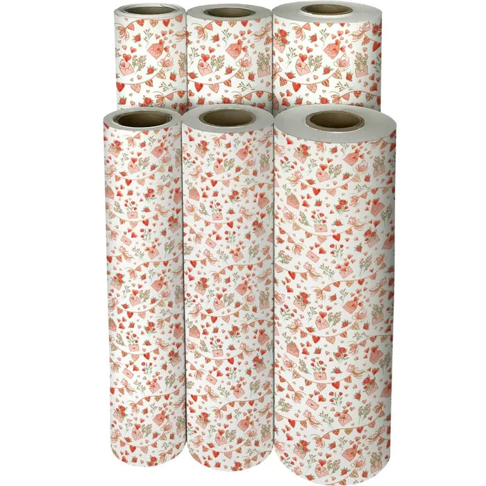 Gift Wrap - Heart Strings - Recycled Fiber