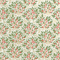 Gift Wrap - Holly Tapestry White (Recycled Fiber) -