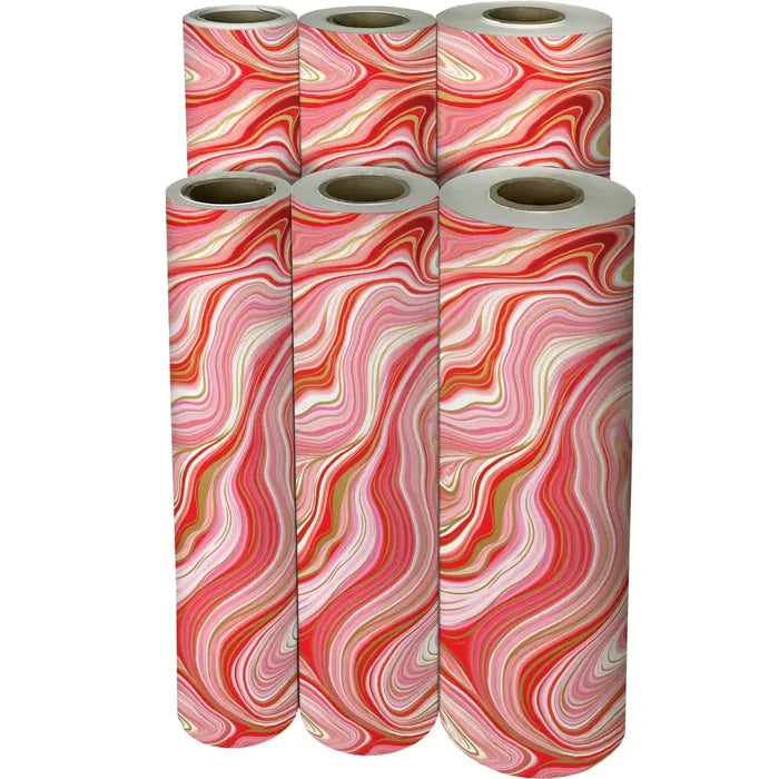 Gift Wrap - Marbleized Red - B629.303208JR