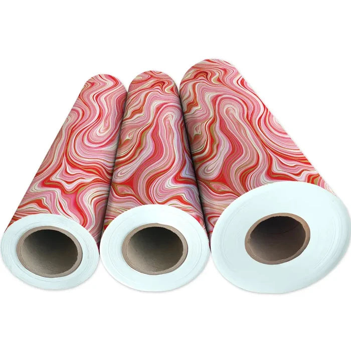 Gift Wrap - Marbleized Red - B629.303208JR