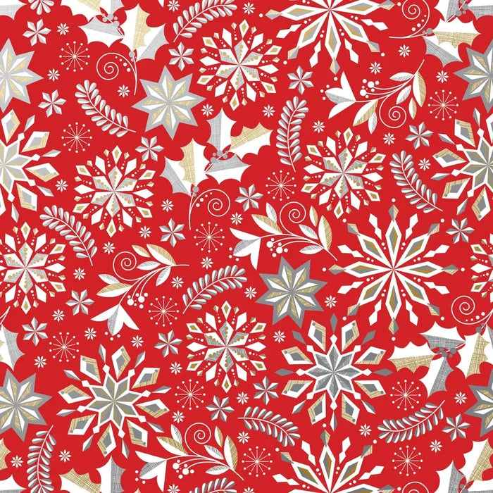 Gift Wrap - Merriment Red (Recycled Fiber) - XB704.30.208JR
