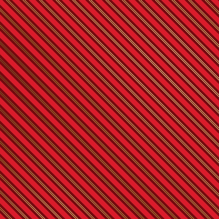 Gift Wrap - Red & Gold Stripes - Recycled Fiber - Jewelry