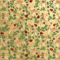 Gift Wrap - Reindeer Tapestry Gold - Recycled Fiber