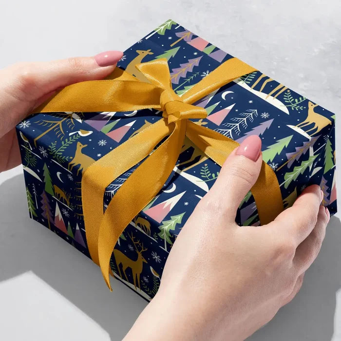 Gift Wrap - Winter Serenity - Recycled Fiber