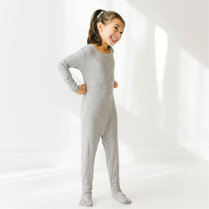 Glacier Gray Kid's Day to Night Romper
