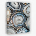 Glow of White Crystal - Crystal Canvas Wall Art