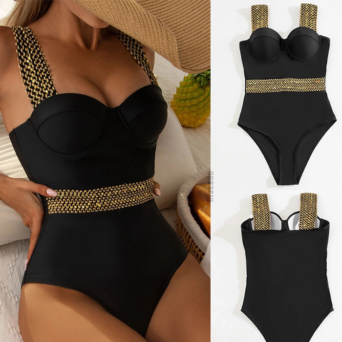 Double Shoulder Wide Sling-Black / XS