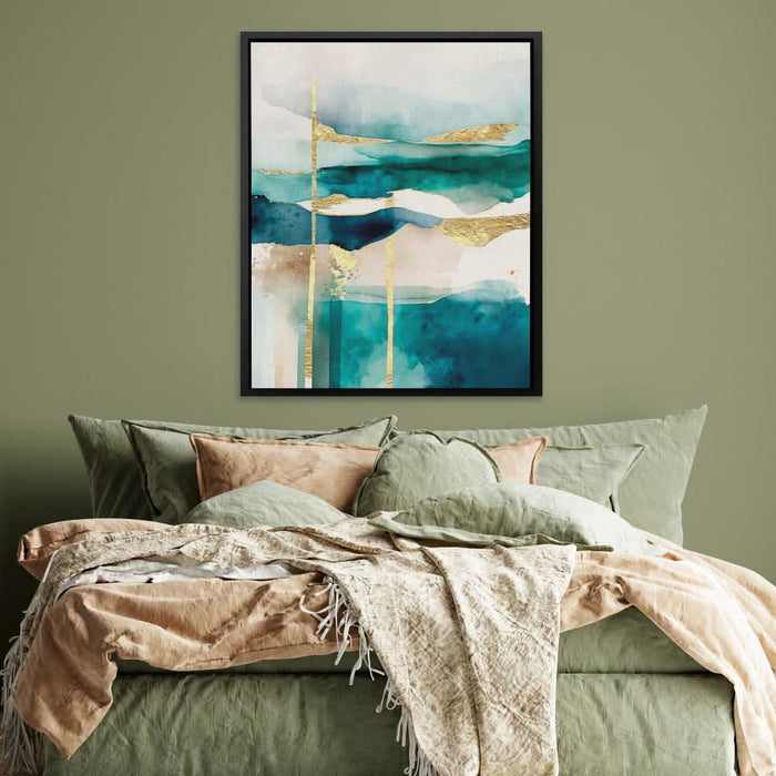 Gold Sky - Large Abstract Canvas Print