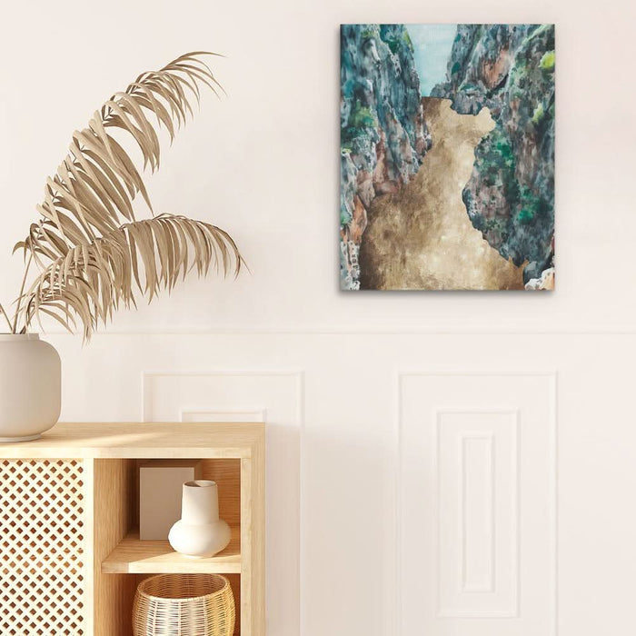 Golden Horizon - Mountain Canvas Print