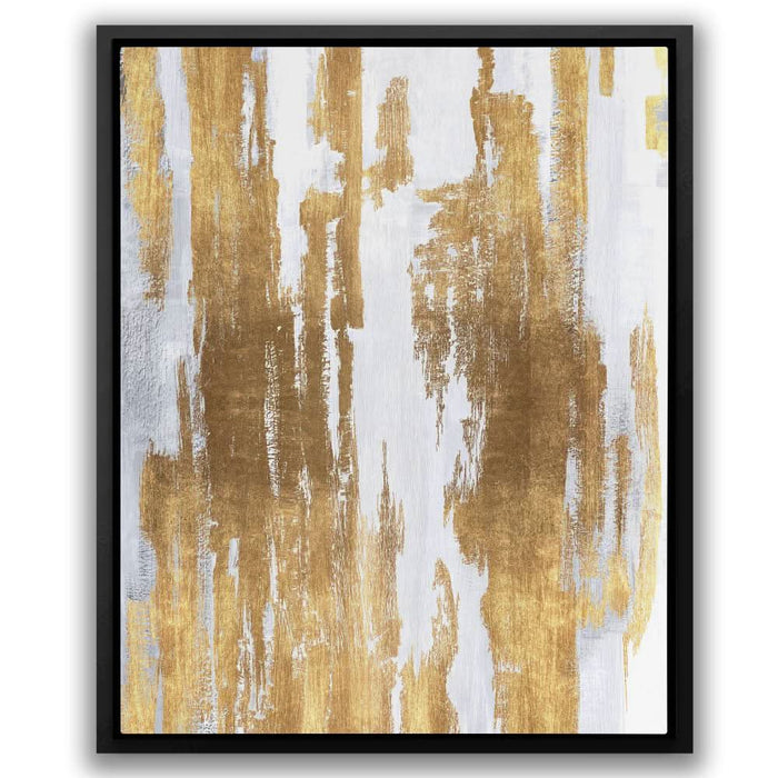 Golden Lines - Gold Canvas Print