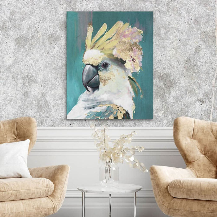 Golden Smudges - Framed Art Print