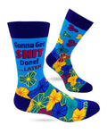 Gonna Get Shit Done! Later Men's Novelty Crew Socks