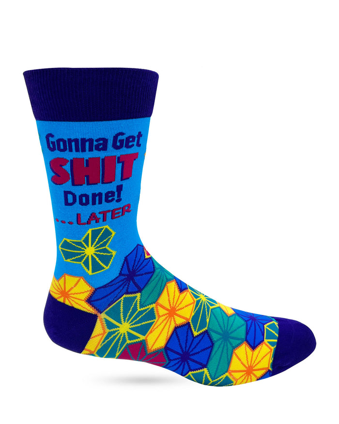 Funny Men's Novelty Crew Socks