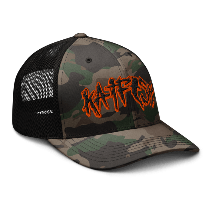 Graffiti Embroidered Neon Orange (Snapback)