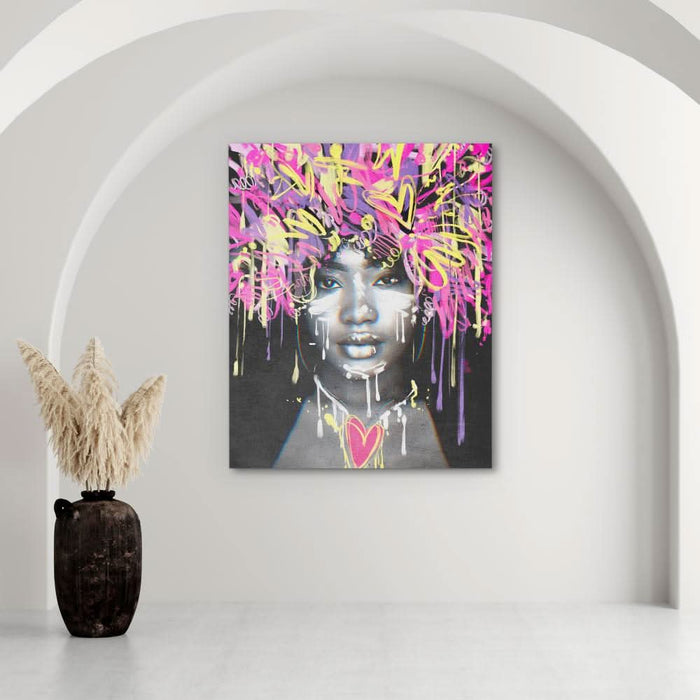 Graffiti Hair - Female Art