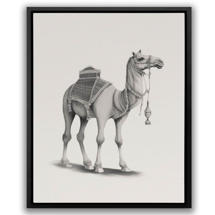 Graphic Camel - Beige Camel Canvas Print