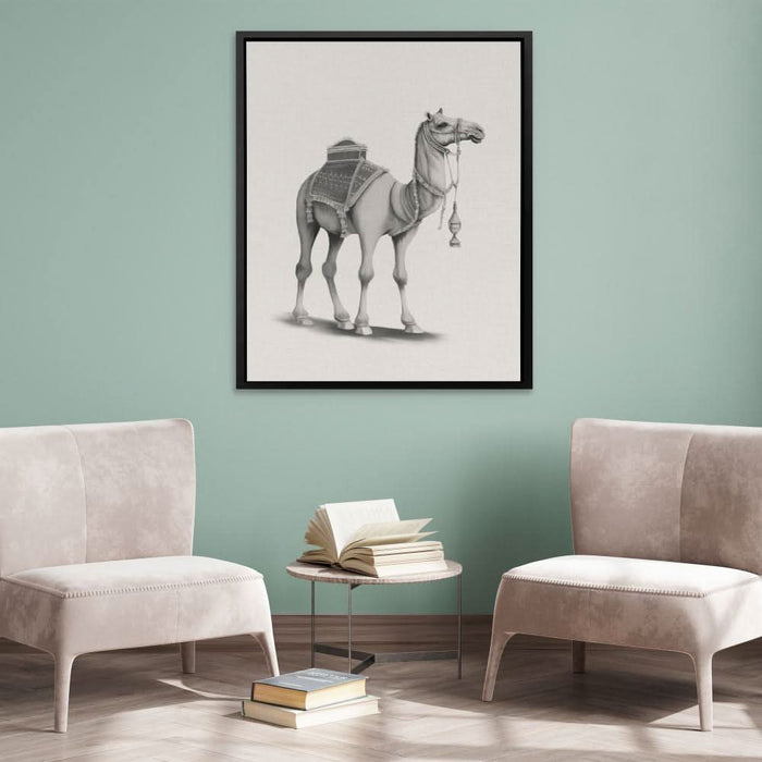 Graphic Camel - Beige Wall Art