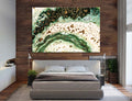Green Abstract Canvas Print #1042
