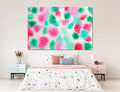 Green Red Abstract Canvas Print #1027