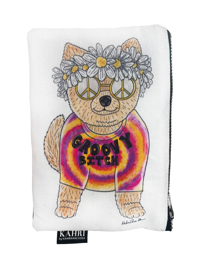 Groovy Pomeranian Coin Purse