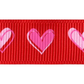 Grosgrain Valentines Ribbon - Tender Heart - Single Roll