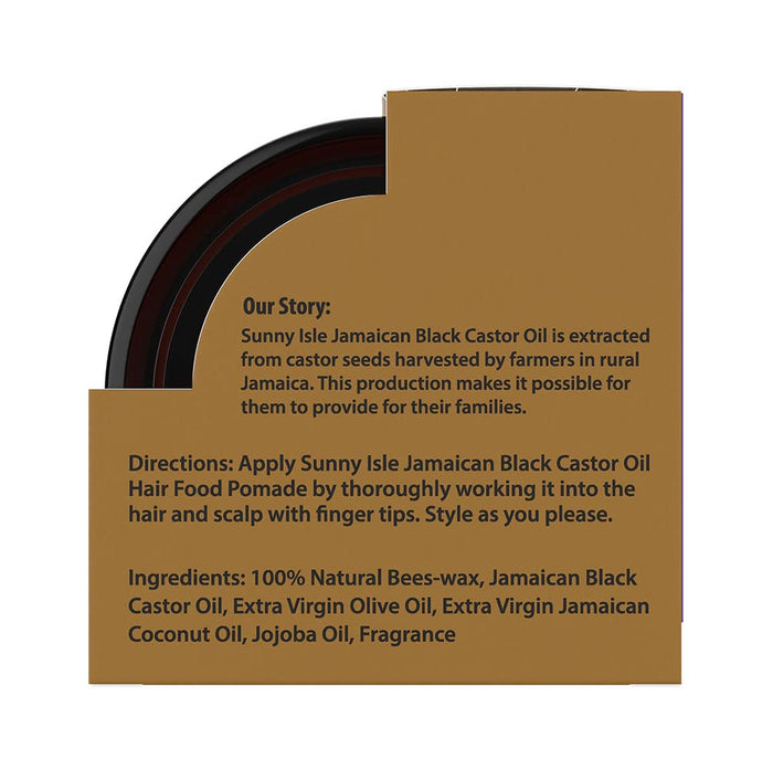 Hair Food: Jamaican Extra Dark Black Castor Oil Hair Food Pomade