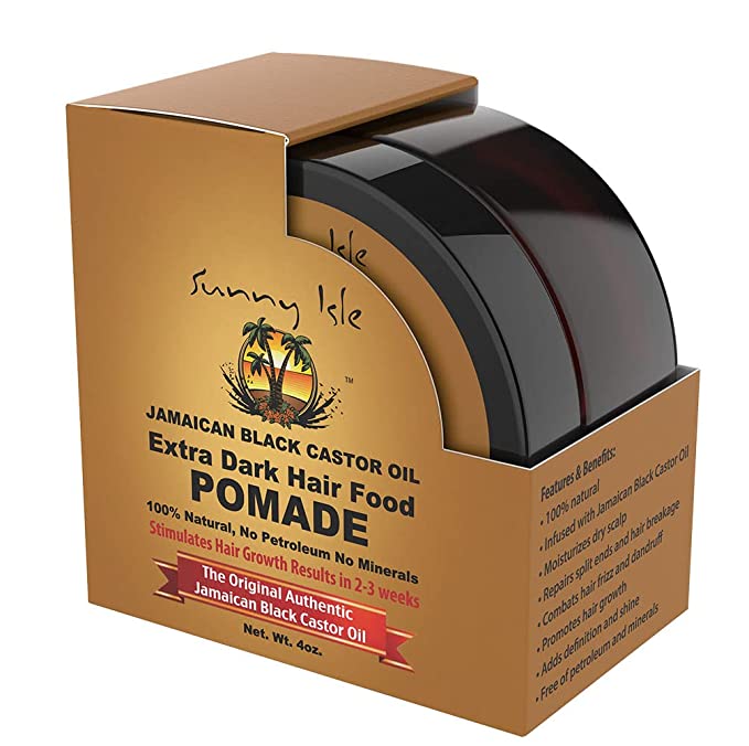 Hair Food: Jamaican Extra Dark Black Castor Oil Hair Food Pomade