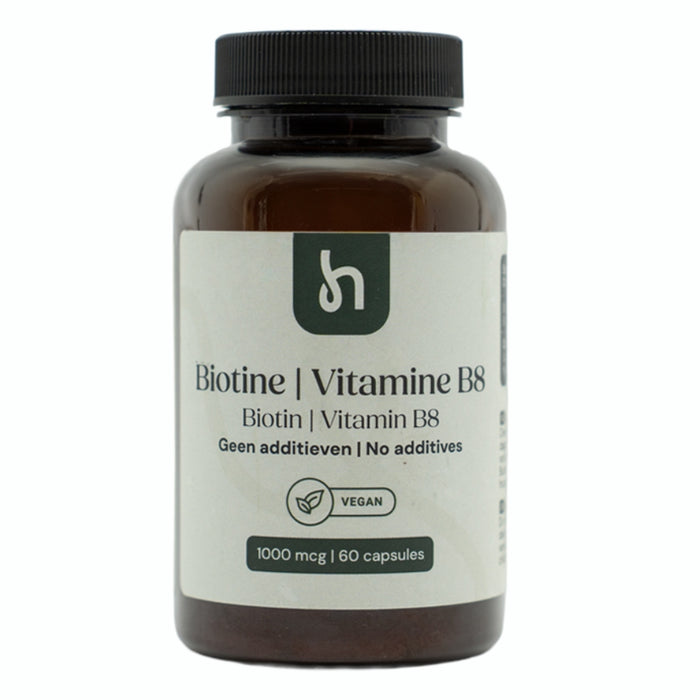 Hairgivers Biotin supplement 1000 mcg | 60 capsules (Vitamin B7)