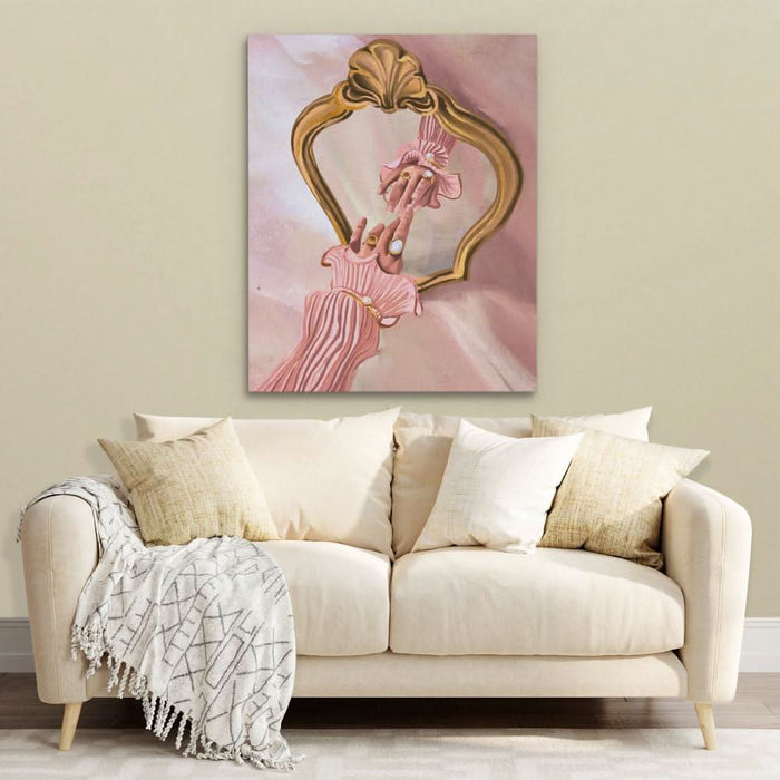 Hand and Mirror - Feminine Art for Female Office