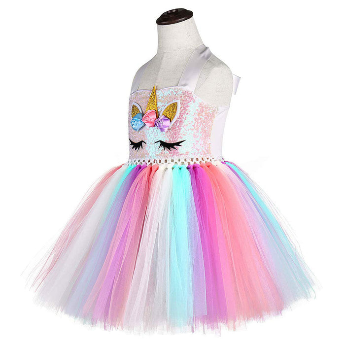 Handmade Sequin Unicorn Dress for Girls | Unicorn Gift