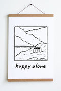 Happy Alone Print