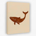 Happy Whale - Animals Canvas Wall Art
