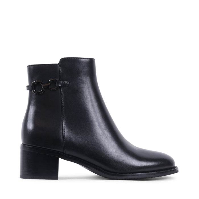 HAVEN BLACK LEATHER WATERPROOF BOOT