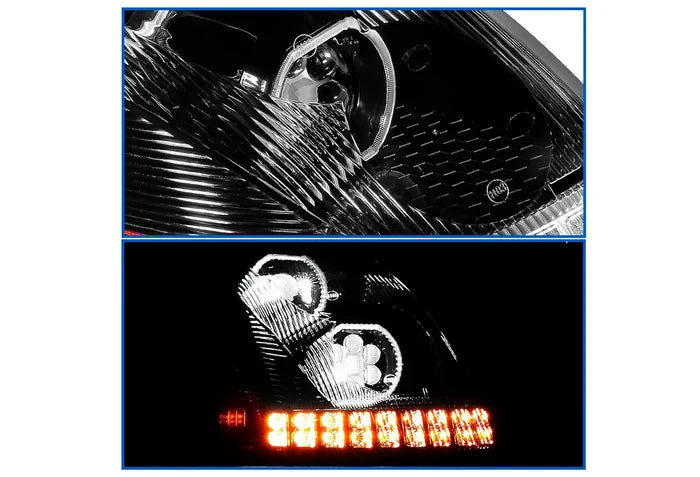 Headlight Full LED Black Passenger 2004-2017 Volvo VNL VNX VT
