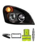 Headlight LED Black Passenger 2008-2017 Freightliner Cascadia 125 113