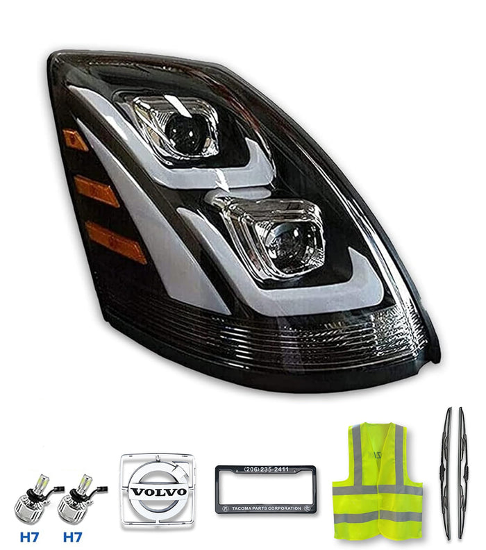 Headlight Passenger 2004-2017 Volvo VNL VNX VT