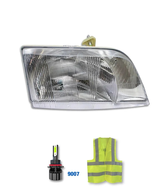 Headlight Passenger with Led Bulb 1998-2003 Volvo VN VNL;  2000-2017 VNM
