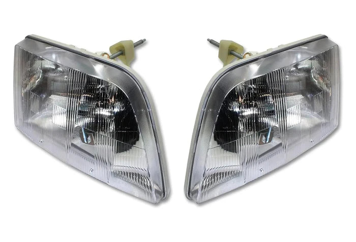 Headlight Set with Turn Signal Lights Set 1998-2003 Volvo VN VNL;  2000-2017 VNM