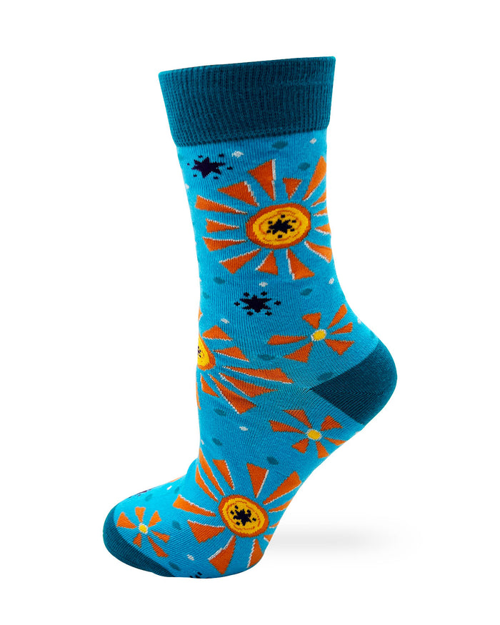 Blue Women's Crew Socks