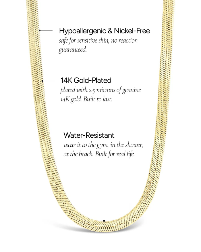 Herringbone Chain Necklace