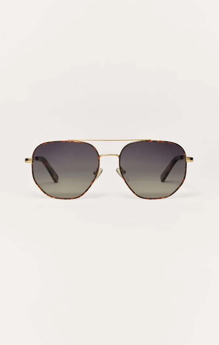 Highway Polarized Sunglasses - Tortoise Gold Gradient