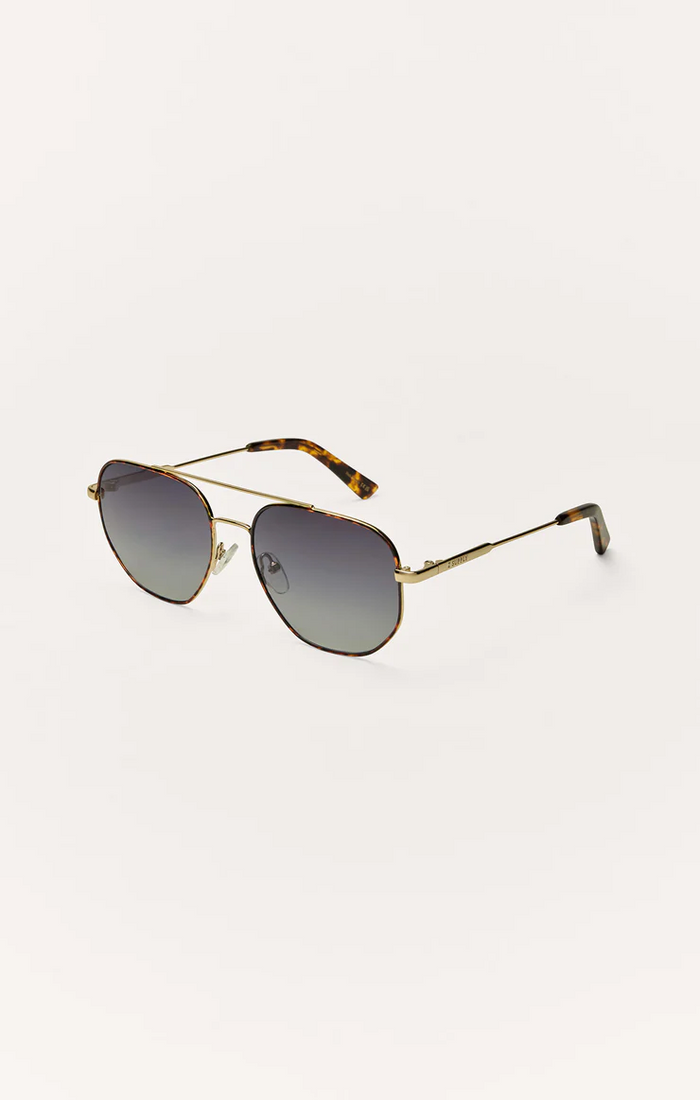 Highway Polarized Sunglasses - Tortoise Gold Gradient