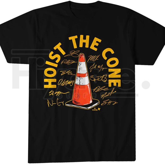 "Hoist The Cone" – Pittsburgh Baseball Signatures Fan Graphic Top