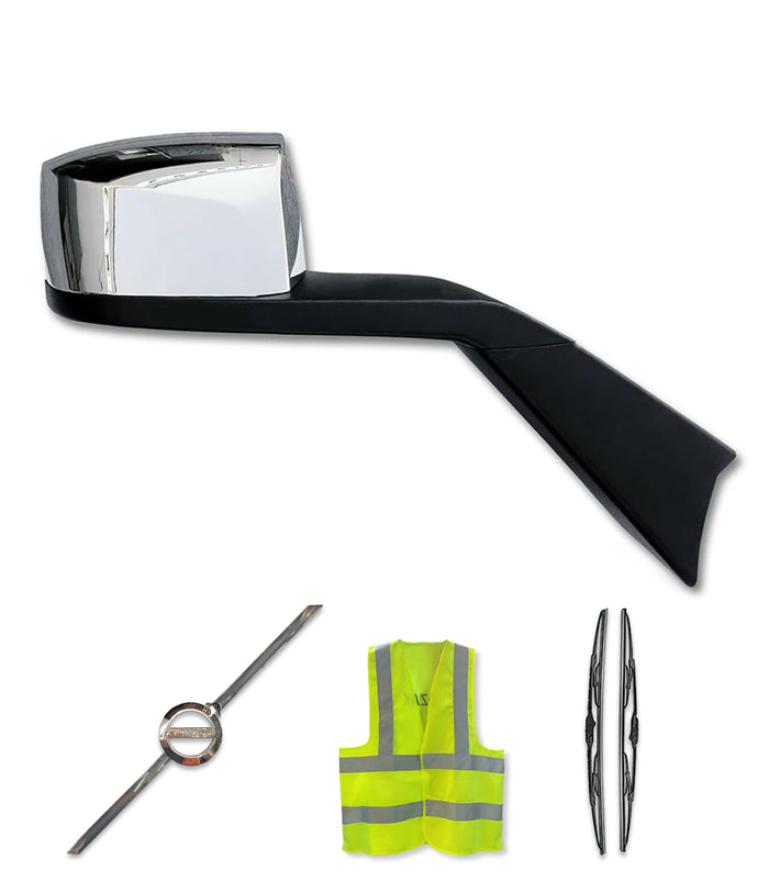 Hood Heated Mirror Chrome Passenger 2018+ Volvo VNL VNR