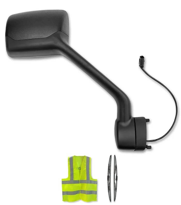 Hood Mirror Black Passenger Compatible with KW T680 Next Gen 2022+