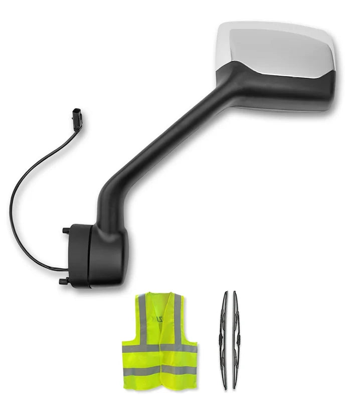 Hood Mirror Chrome Driver Compatible with KW T680 Next Gen 2022+