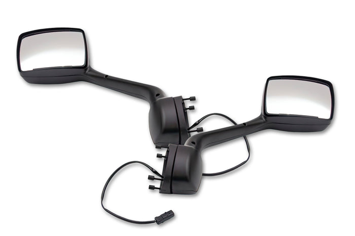 Hood Mirrors Black Set Compatible with KW T680 Next Gen 2022+