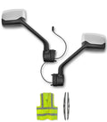 Hood Mirrors Chrome Set Compatible with KW T680 Next Gen 2022+