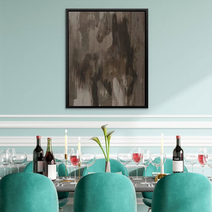 Horse Abstraction - Horse Wall Art in Black Frame