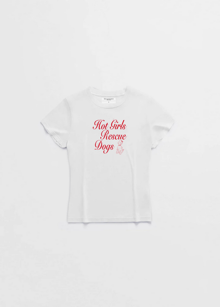 HOT GIRLS RESCUE DOGS BABY TEE